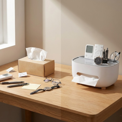 Organizador de Escritorio con Porta Pañuelos